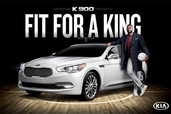 LeBron James Says New Kia K900 is "Fit for a King"